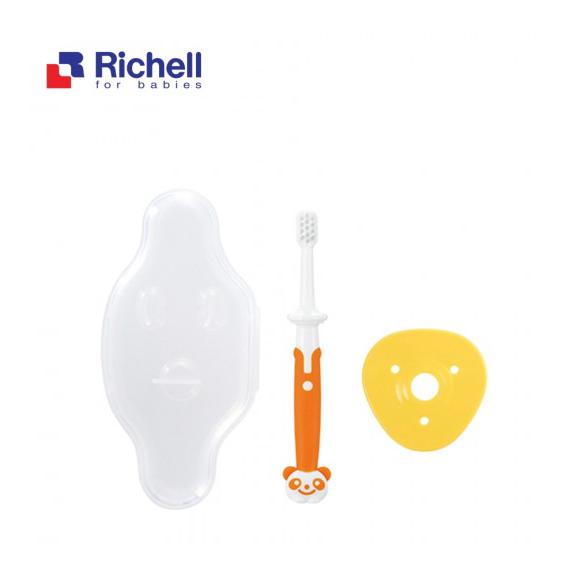 (Hàng Chính Hảng Cty Ánh Dương)Bàn chải Richell Nhật Bước 3 Cho Bé (12M) Trở Lên