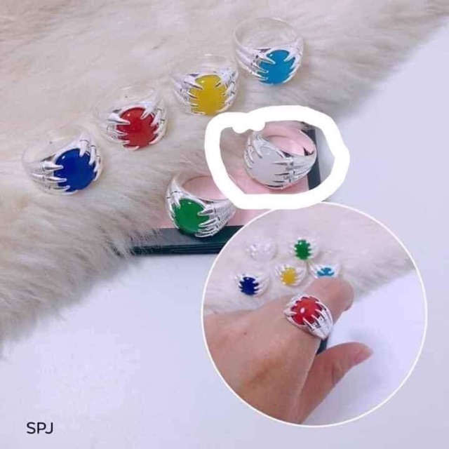 Nhẫn nam ôm ngọc đủ màu