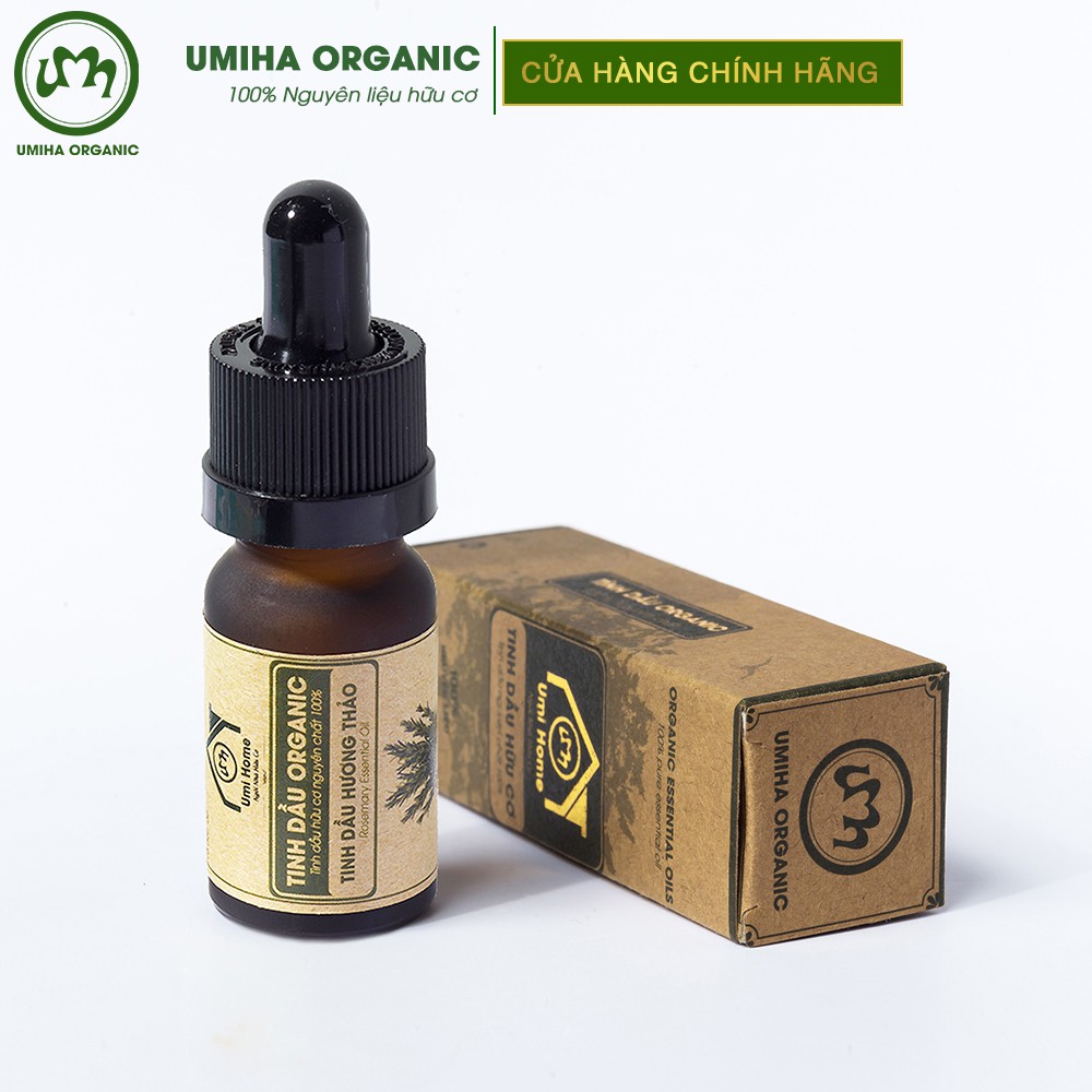 Tinh dầu Hương Thảo hữu cơ UMIHA nguyên chất | Rosemary Essential Oil 100% Organic 10ml