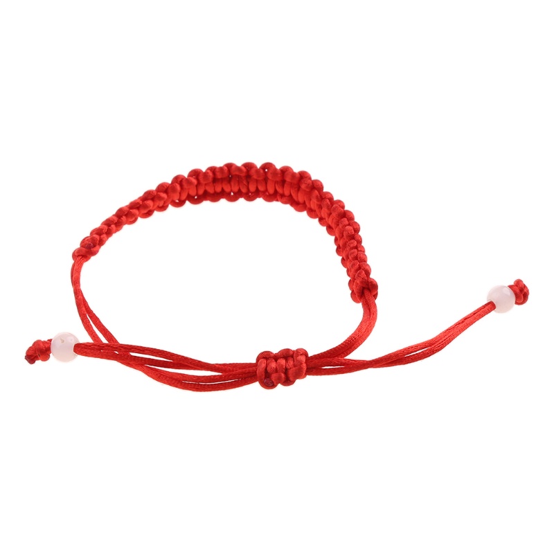 [Hàng mới về] Vòng tay dây bện màu đỏ may mắn thiết kế thời trang