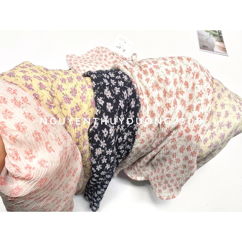 [Ảnh thật/Sẵn]Váy hoa nhí li nhăn đi biển mùa hè/Đầm 2 dây hoa nhí xinh xắn Ker. | BigBuy360 - bigbuy360.vn