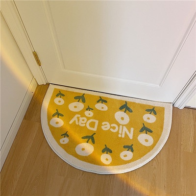 Thảm trải sàn hình bán nguyệt lót sàn chống trượt phòng khách/nhà tắm - Hyhy Home Decor