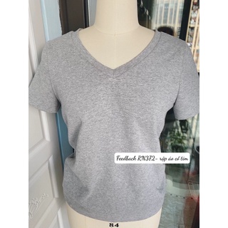 RN372_Rập giấy may áo thun cổ tim nữ