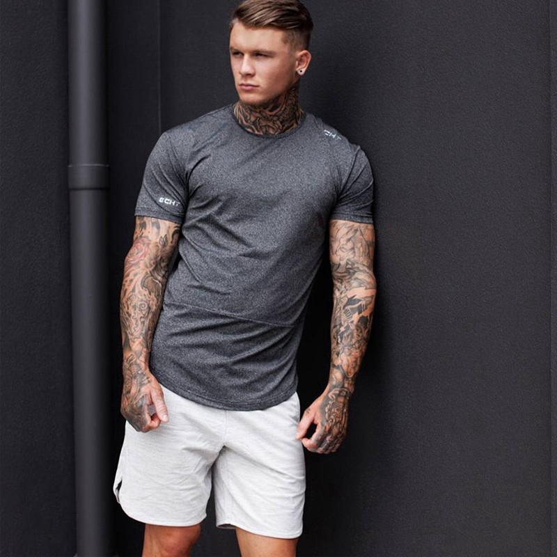 ECHT Men's Sport Casual Cotton Shorts Loose Jogging Fitness Comfortable Workout Shorts
