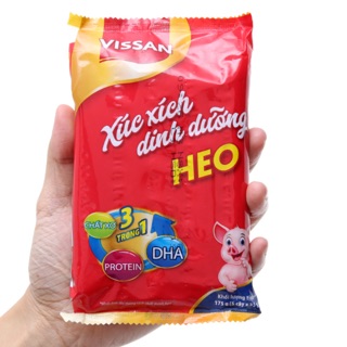 Xúc xích vissan heo gói 175g ( 5 cây x 35g)