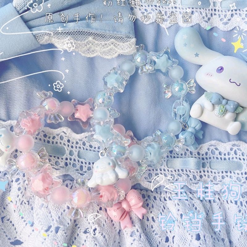 Vòng tay kẹo ngọt Cinamoroll có chuông