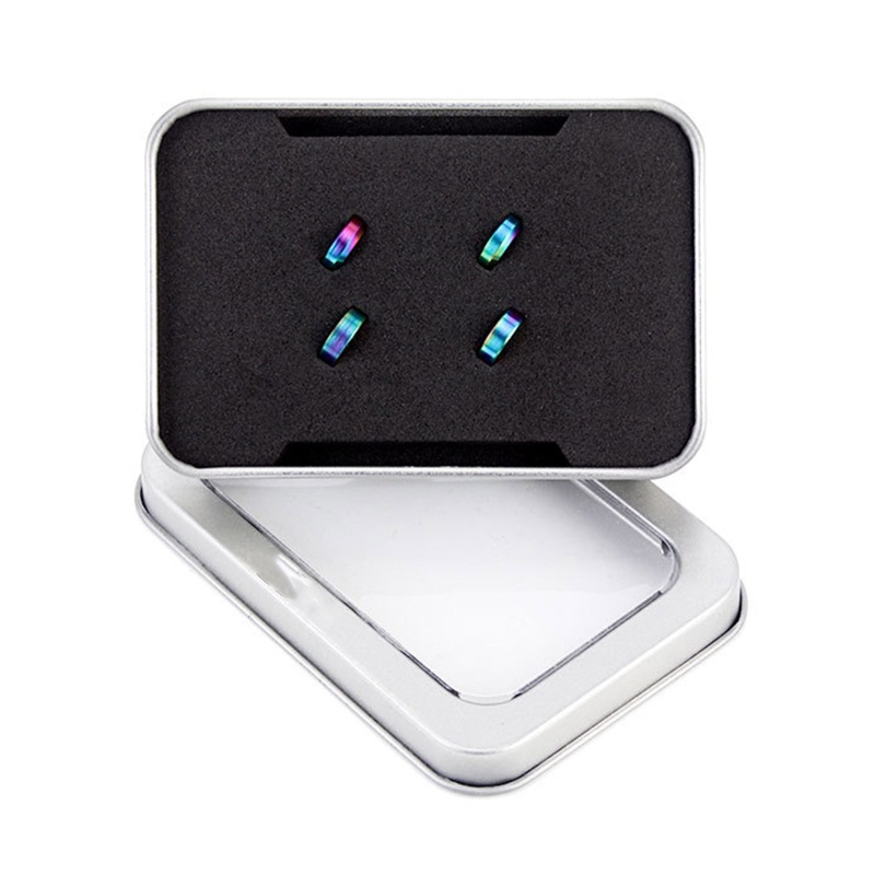 Bộ 4 Vòng Đệm Phanh Đĩa Bằng Titan M6 Dành Cho Xe Đạp Leo Núi