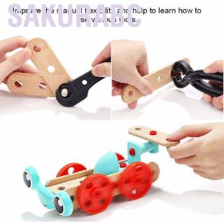 Sakurabc Sunflower Baby Kid Screw Nut Tool Box Hands-on Repair Tools Early Educational Toy