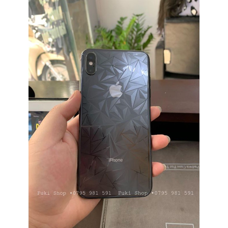 [IPHONE]Tấm Dán mặt sau 3D Vân Kim cương 6 7 8 6plus 7plus 8plus X XS XR XSMAX 11 PRO MAX