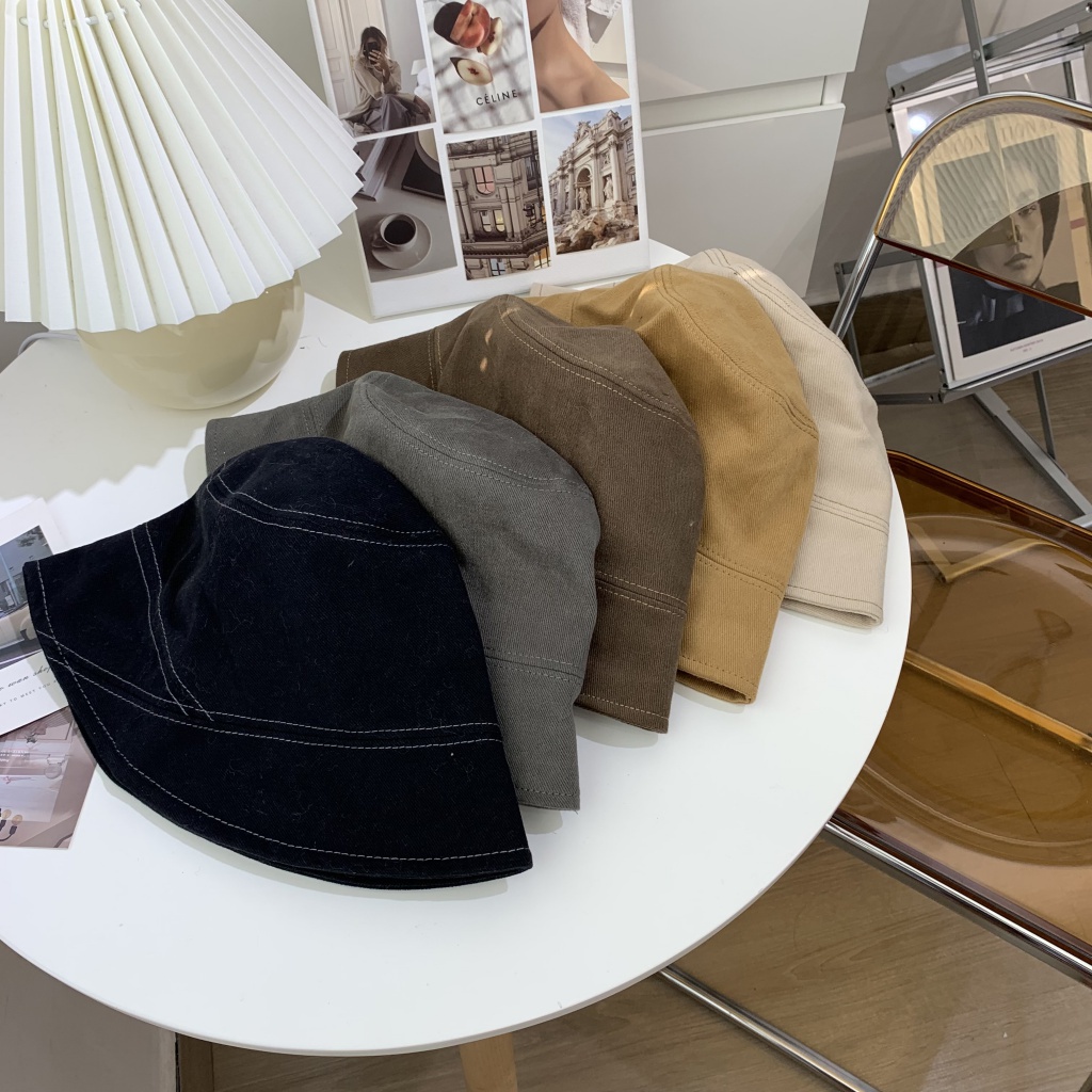 Nón Tai Bèo Màu Trơn Dễ Phối Đồ Thời Trang Mùa Thu Cho Nữ