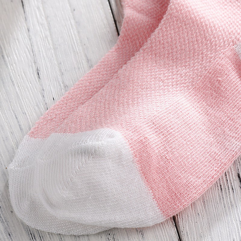 Tất điều hòa cho bé mềm mại, set 5 đôi tất Kid's Socks thoáng khí đủ size từ 0-3 tuổi