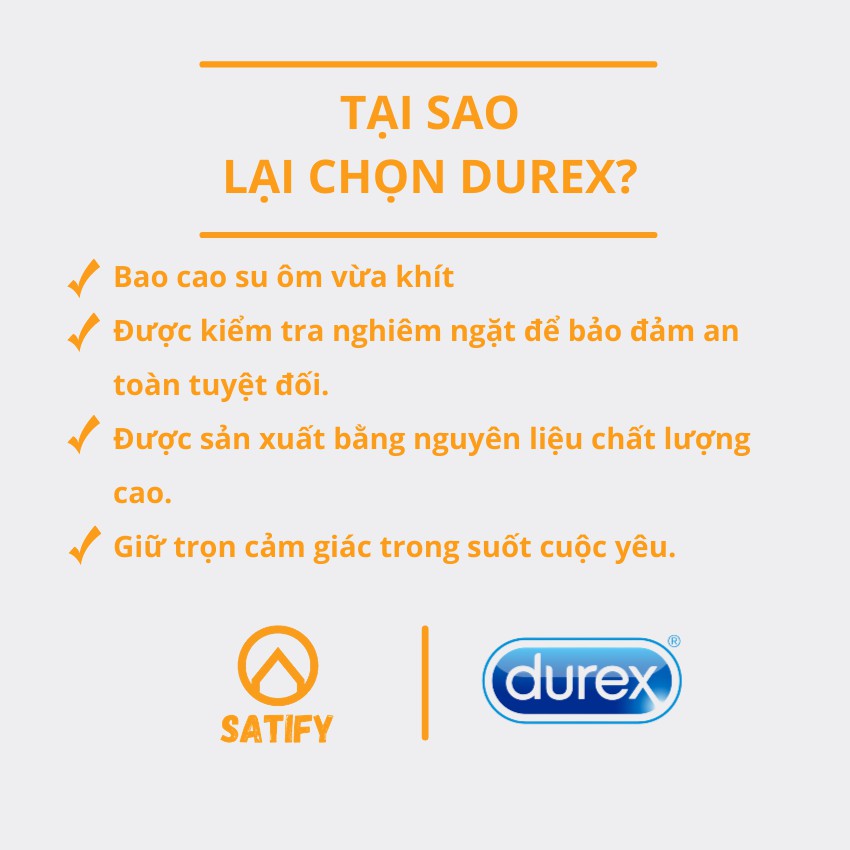 Bao cao su Durex Performa kéo dài thời gian hộp 12 cái, bcs Durex Performa cao cấp