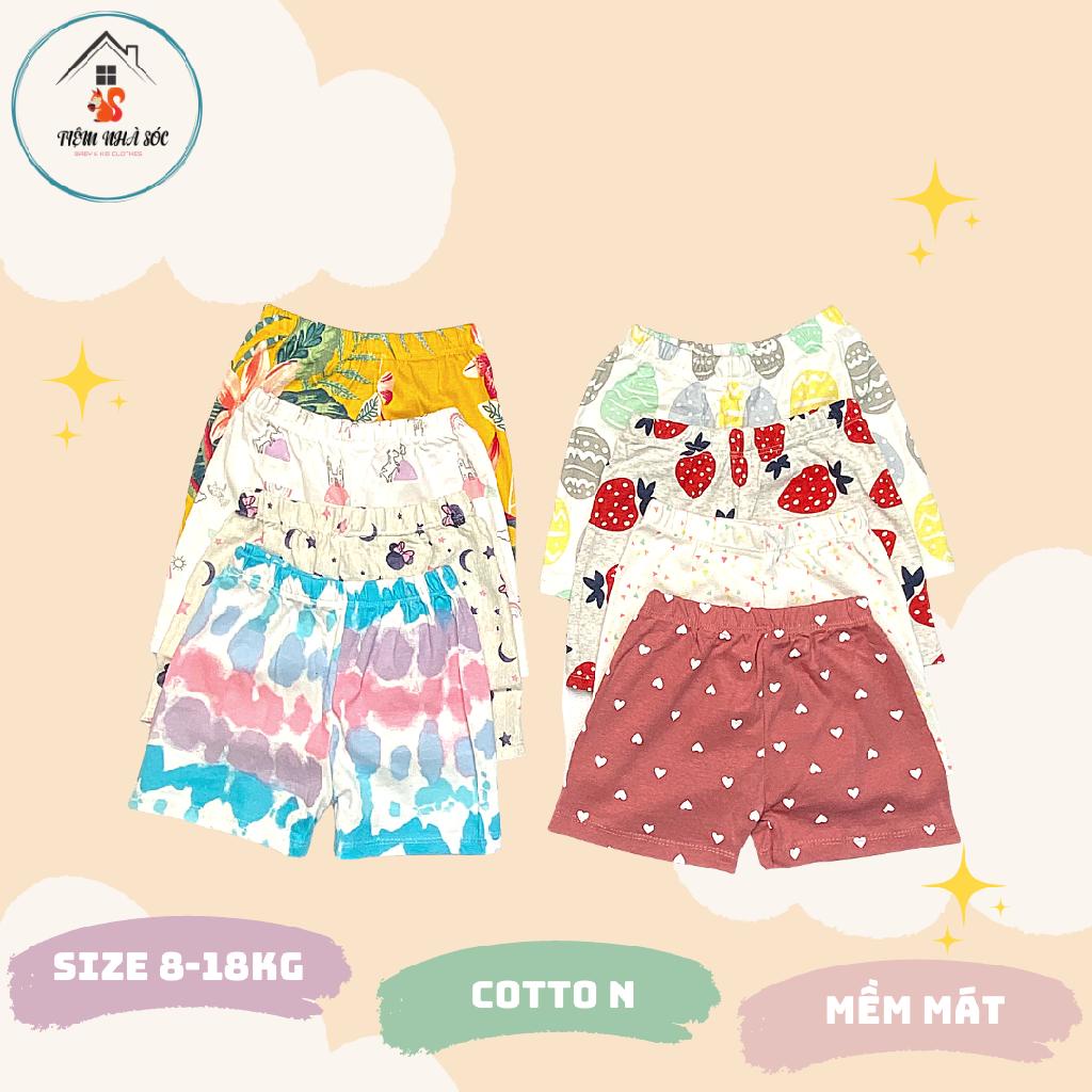 Quần đùi mùa hè cho bé trai bé gái size 1 - 5 tuổi Tiệm Nhà Sóc