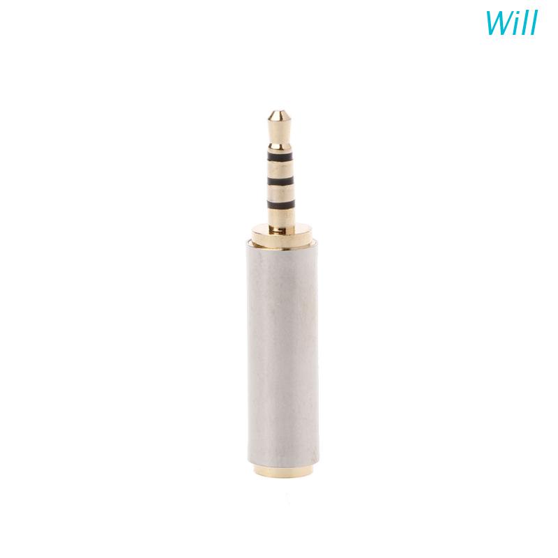 Đầu Nối Âm Thanh Chuyển Đổi Đầu 2.5mm Sang 3.5mm Đầu Đực 2.5mm Sang Ổ Cắm 3.5mm Dùng Cho Điện Thoại Di Động
