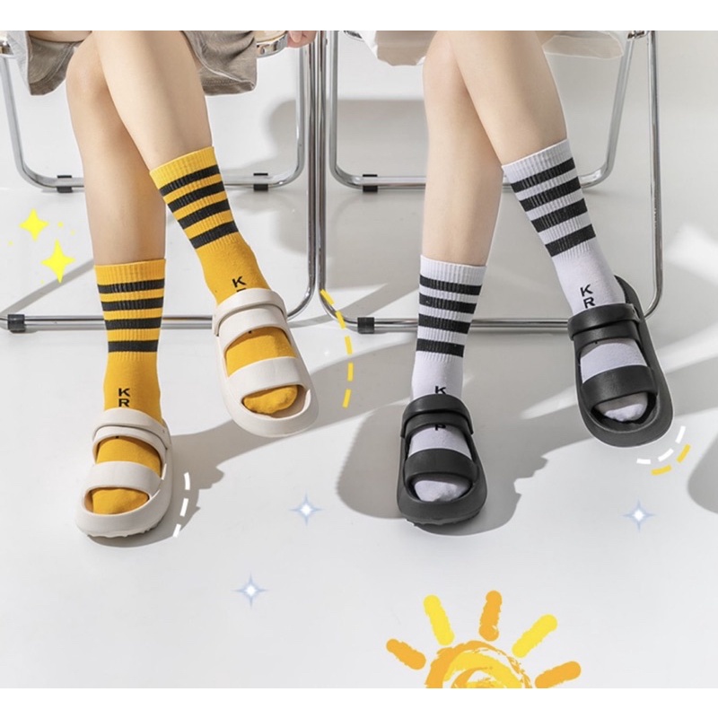 Dép EVA quai hậu đế cao chống trượt basic hợp đi biển và đi trong nhà, T121