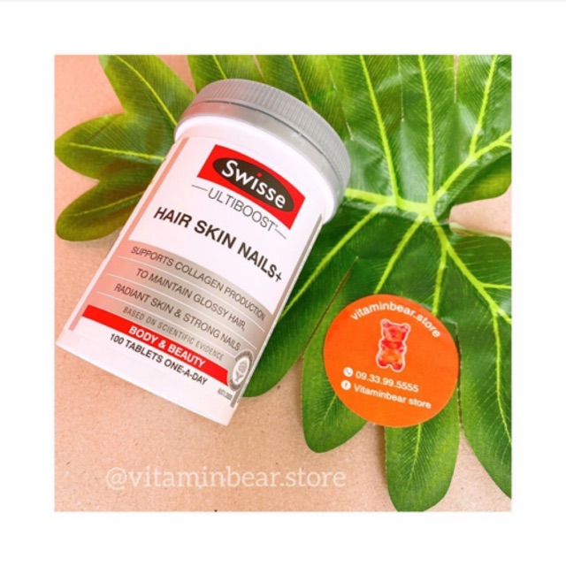 [Mã 254FMCGSALE giảm 8% đơn 500K] Swisse Hair Skin Nails