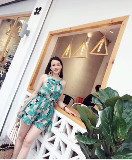 Bộ mặc ở nhà yếm tơ đũi