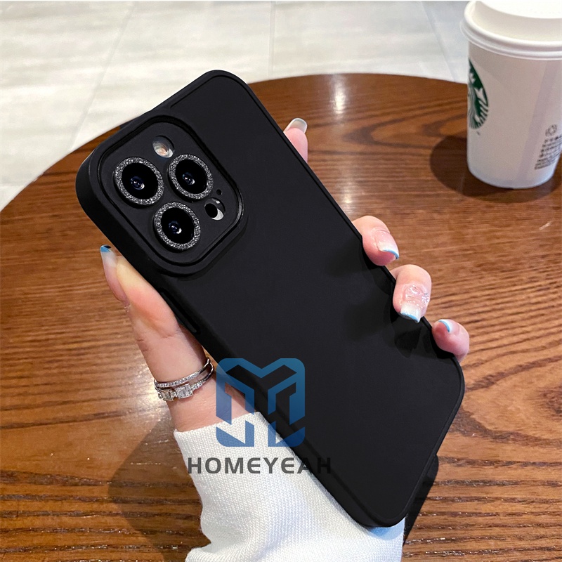 Ốp Điện Thoại Silicon Mềm Chống Sốc Phối Kim Tuyến Cho iPhone 11 12 13 Pro Max ip11 ip13