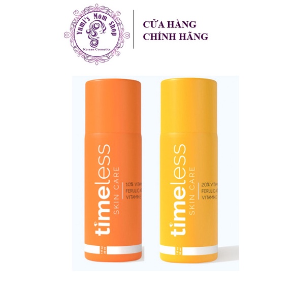 Tinh chất dưỡng sáng da và giảm thâm Timeless 20% Vitamin C + Vitamin E + Ferulic Acid Serum