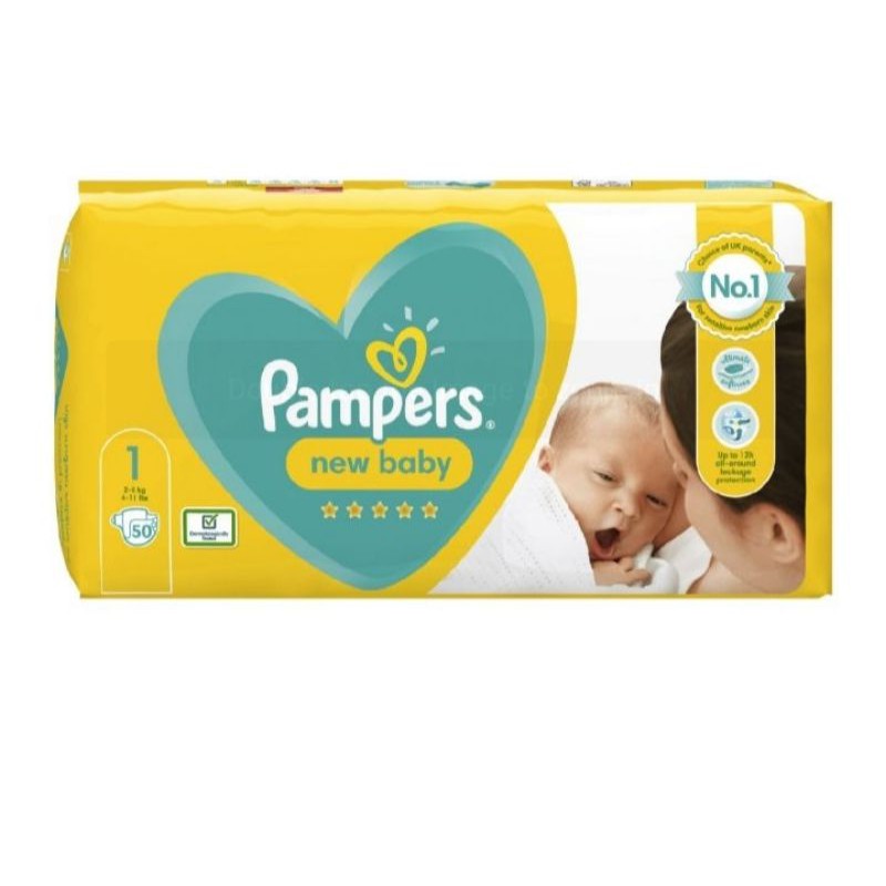 bỉm dán Pamper Pampers Uk nội địa size 1 (56M) size 2 (52M)