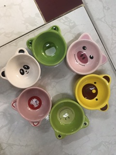 Chén ăn sứ hình thú cho Hamster