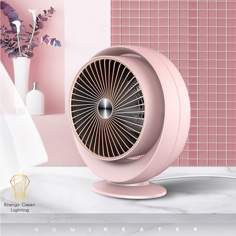 Máy Sưởi Để Bàn Energy Green Lighting MS-303 - Công Nghệ Sưởi Gốm PTC Ceramic - Công Suất 500-800w - Bảo Hành 1 Năm