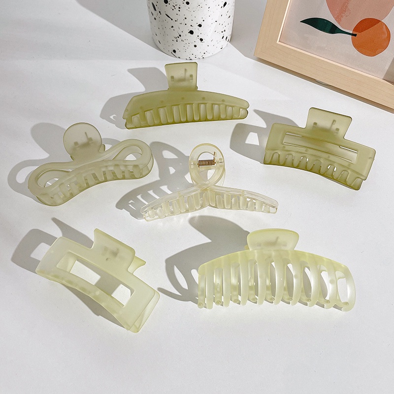 Kẹp Tóc Càng Cua Nhiều Màu Sắc Bằng Acrylic Dành Cho Nữ