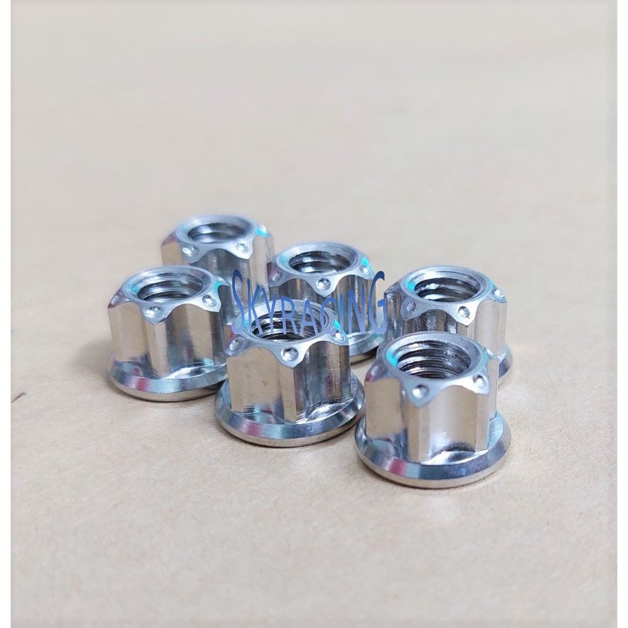 Combo 6 Con Tán Dĩa Tải Inox 304 Salaya Gắn Cho Xe Ex150