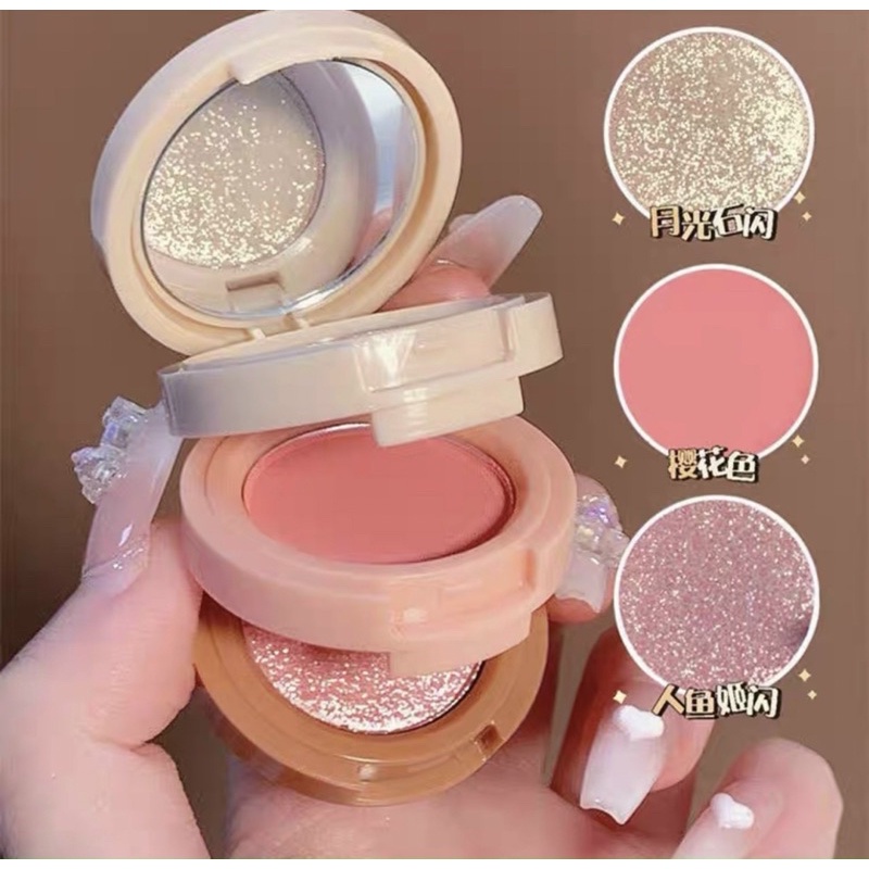 Phấn Má Hồng Bắt Sáng Miss Lara 3 tầng