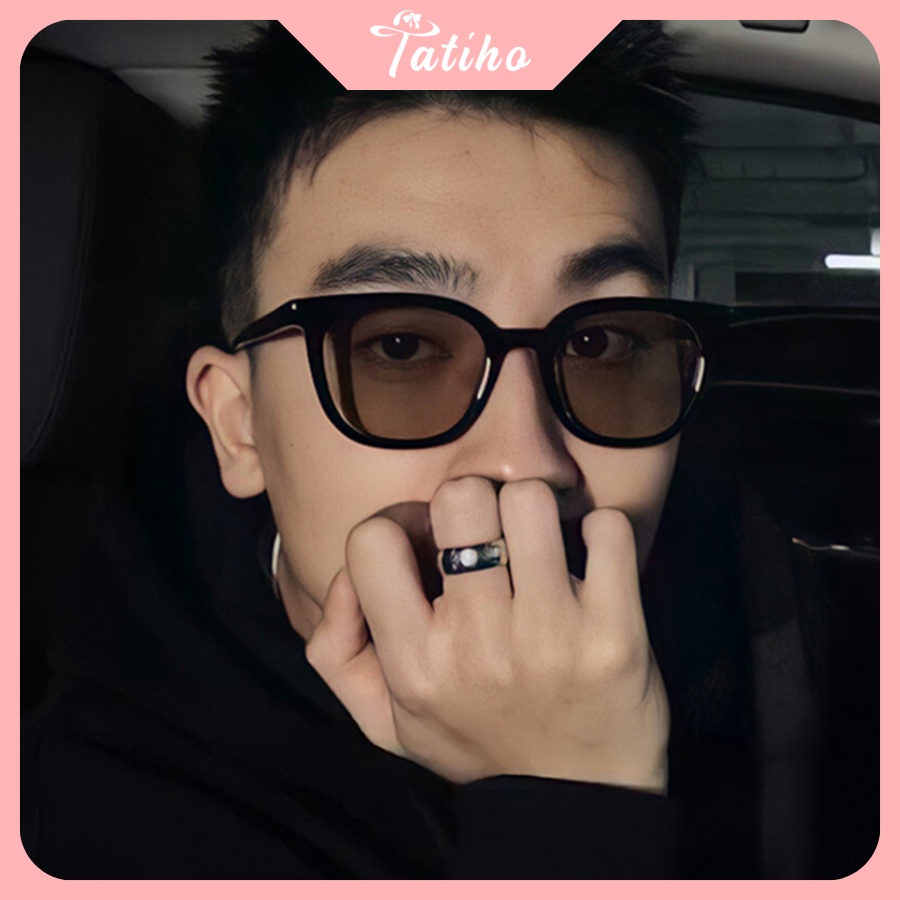 Kính Mát (Kính Râm) Hình Vuông Gọng Nhựa Phong Cách Hàn Quốc - Tatiho - Mã MK036