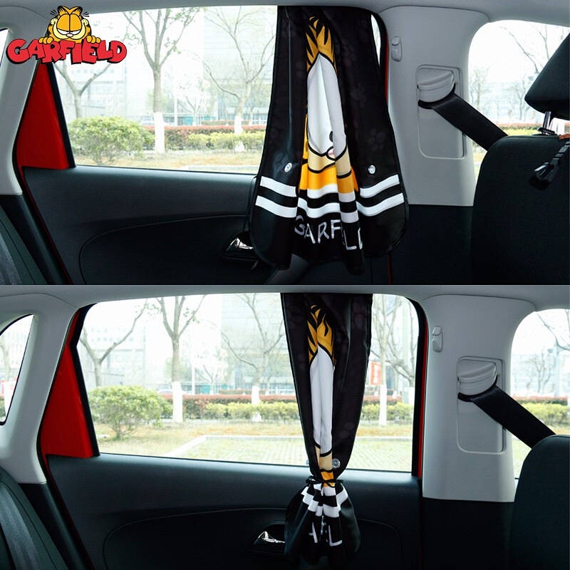 Auto Abat Vent Side Rear Window Magnetic Smart Phone Holder Sunshade Side Block Summer Sun Protection Shading Universal Car Curtain car accessories JO9W