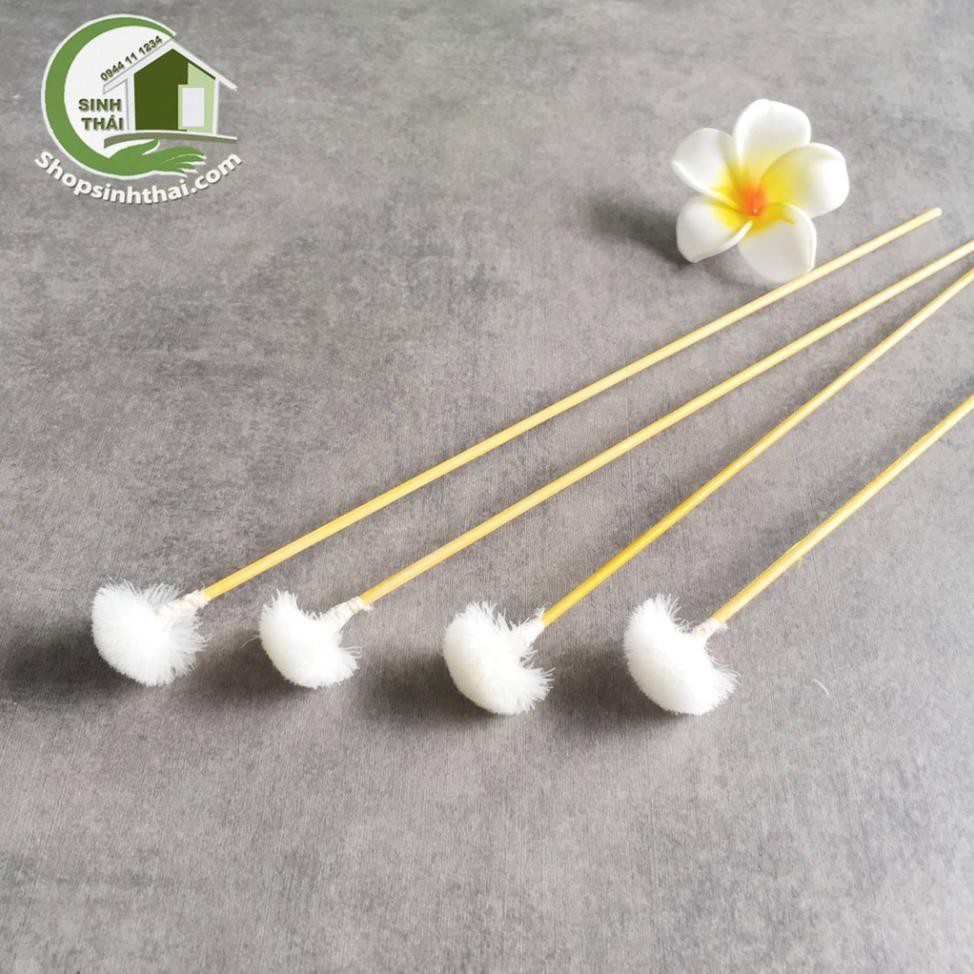 5 cây bông ráy tai- bông ngoáy tai - cây gỗ dài 21cm có đầu lông mịn mềm mại