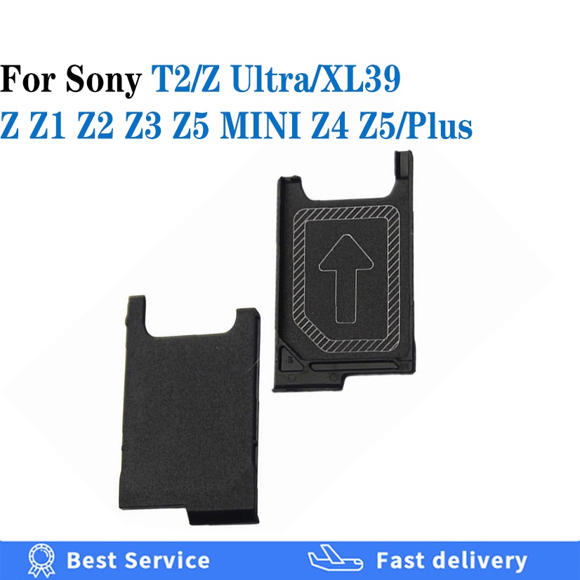 Khay Đựng Thẻ Sim Micro Sd Cho Sony Xperia Z Z1 Z2 Z3 Z4 Z5 Plus T2 Z Ultra Xl39