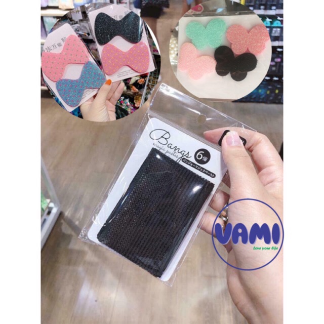 Miếng dán tóc mái set 6 cái Moshi