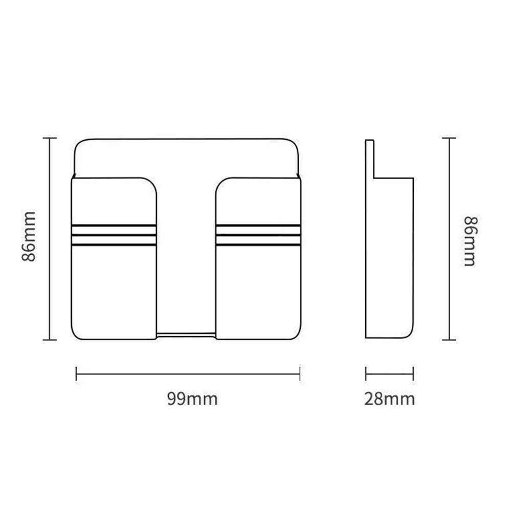 Giá đỡ điều khiển từ xa/điện thoại gắn tường không đục lỗ