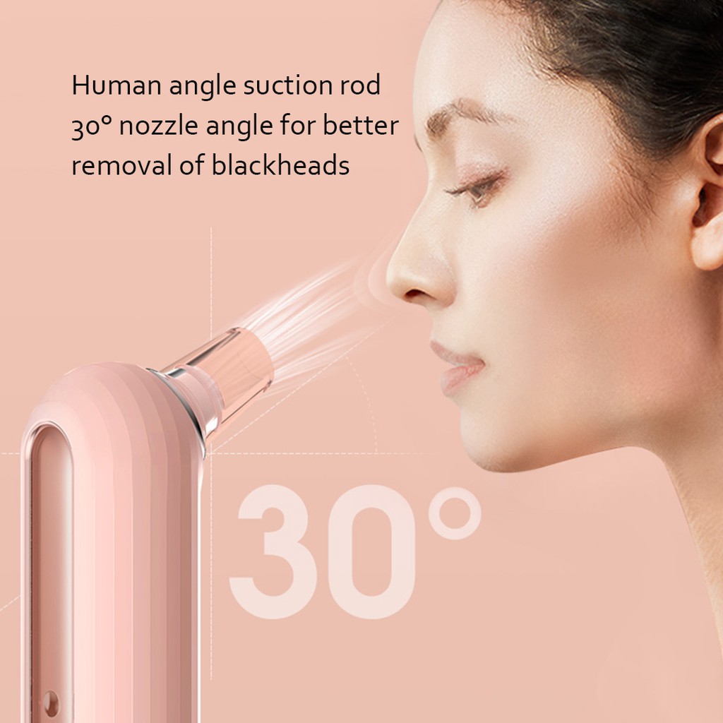 Xiaomi Youpin Máy Hút Mụn Đầu Đen  3Life Sạc USB Chăm Sóc Da Làm Sạch Lỗ Chân Lông Kèm Phụ Kiện