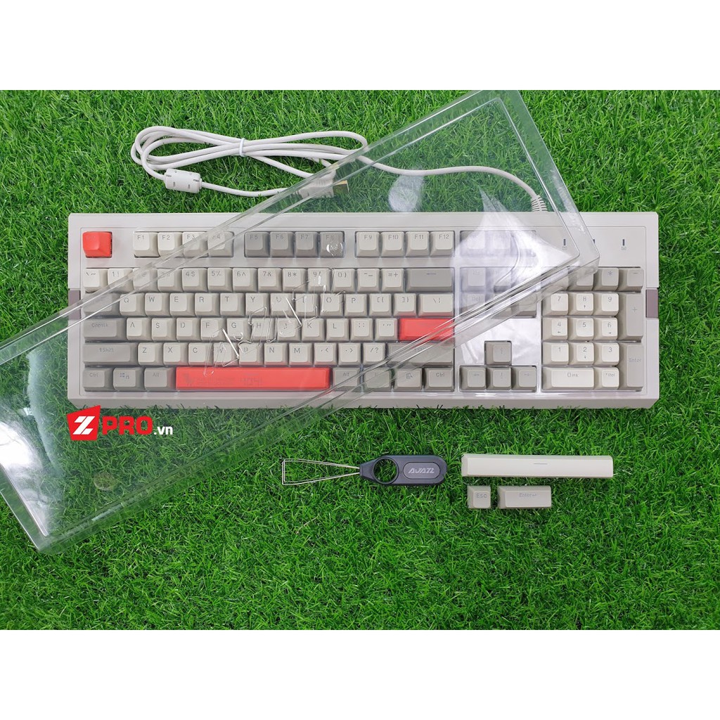 [Mã SKAMA06 giảm 8% đơn 250k]Bàn phím cơ Ajazz AK510 Retro RGB