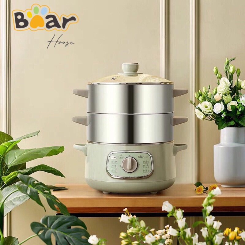 NỒI HẤP ĐA NĂNG BEAR 10L INOX D80G5