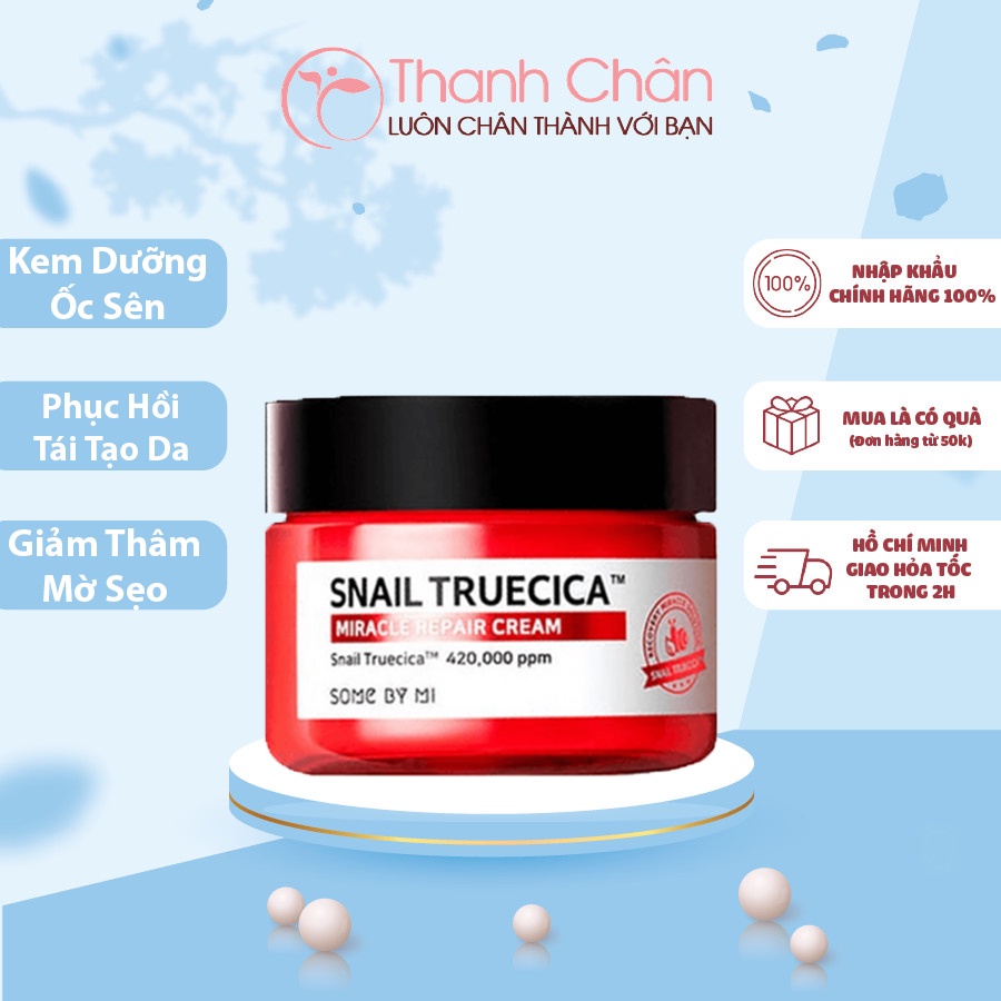 Kem dưỡng Some By Mi Snail Truecica Miracle Repair Cream