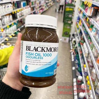 Dầu Cá Không Mùi Blackmores Odourless Fish Oil 1000 400 viên