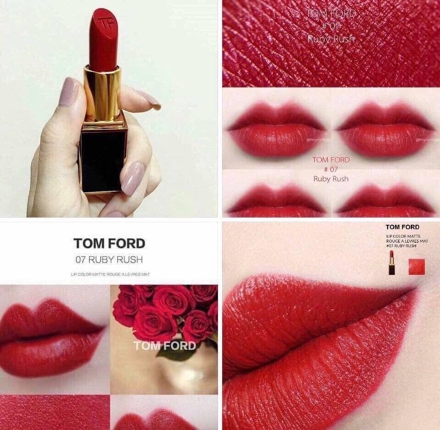 [FREE SHIP] Son TOMFORD 07 RUBY RUST siêu xinh Chính hãng ( kèm Bill )