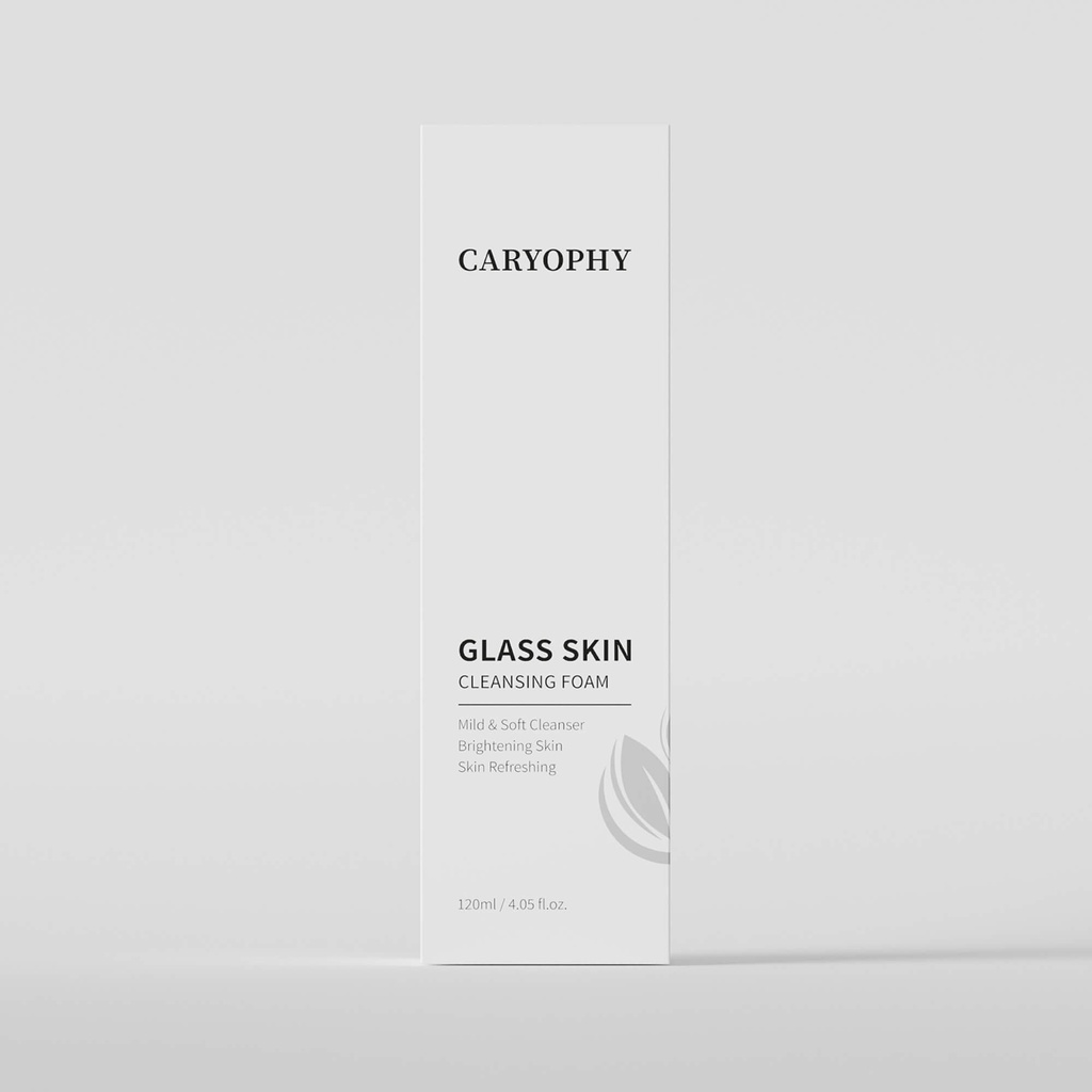 Sữa rửa mặt trắng sáng da Caryophy Glass Skin Cleansing Foam 120ml