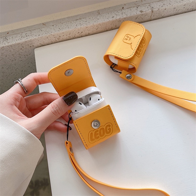 Ốp airpods TPU da nắp hít l cho airpods pro/ airpods 3/ airpods 2 - Bao da TPU trẻ trung