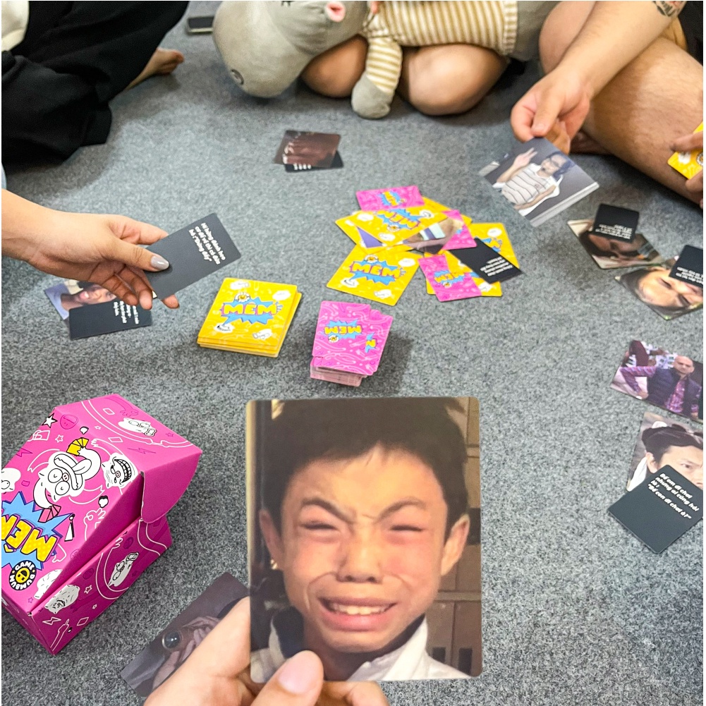 Bộ bài meme Mêm boardgame Choidee nhiều phiên bản hài hước chơi nhóm cùng bạn bè 150 lá