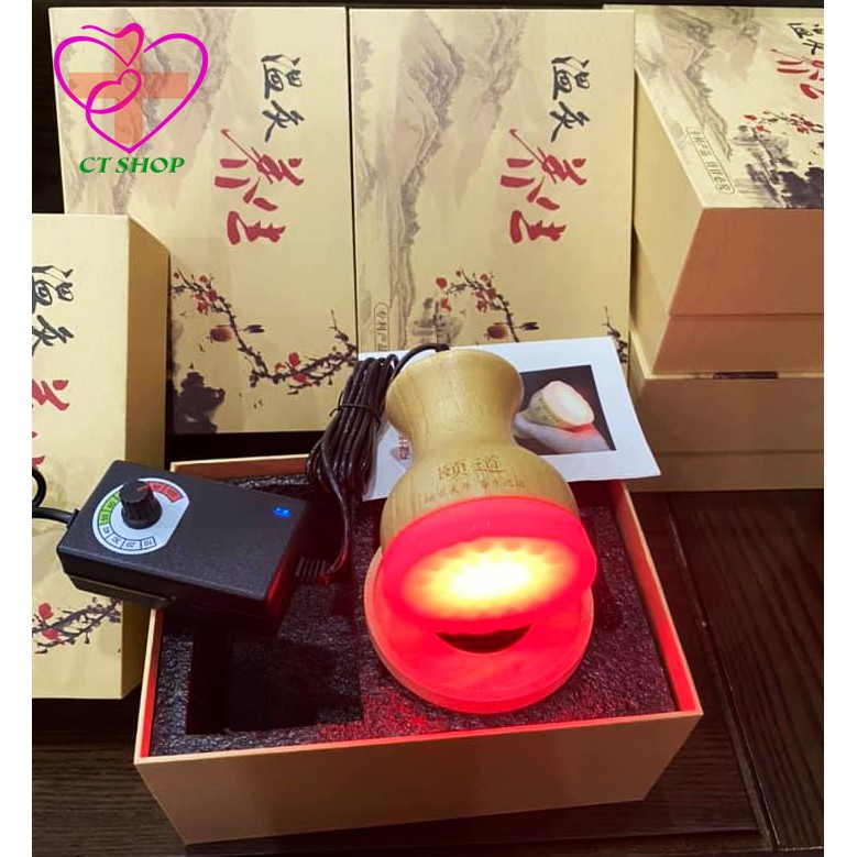 Cốc Xông Nóng Có Đèn Hồng Ngoại