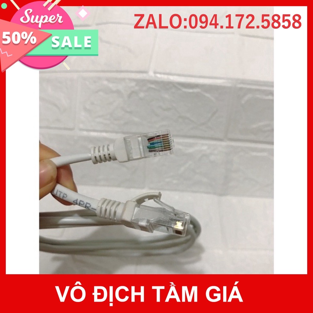 HOT - Dây mạng bấm sẵn dài 3m - Dây cáp mạng lan internet xịn tốt cao cấp