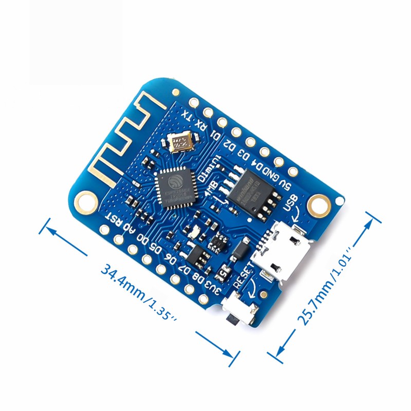 Bảng Mạch Phát Triển Wifi Wemos Wifi D1 Mini Esp8266 Esp-12 Esp-12F Ch340G Ch340 V2 Usb Wemos Wifi D1 Mini Nodemcu Lua Ot 3.3v | BigBuy360 - bigbuy360.vn