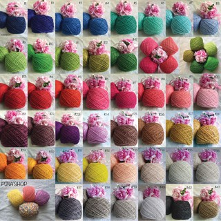 Cotton vn 1mm - màu 1-20