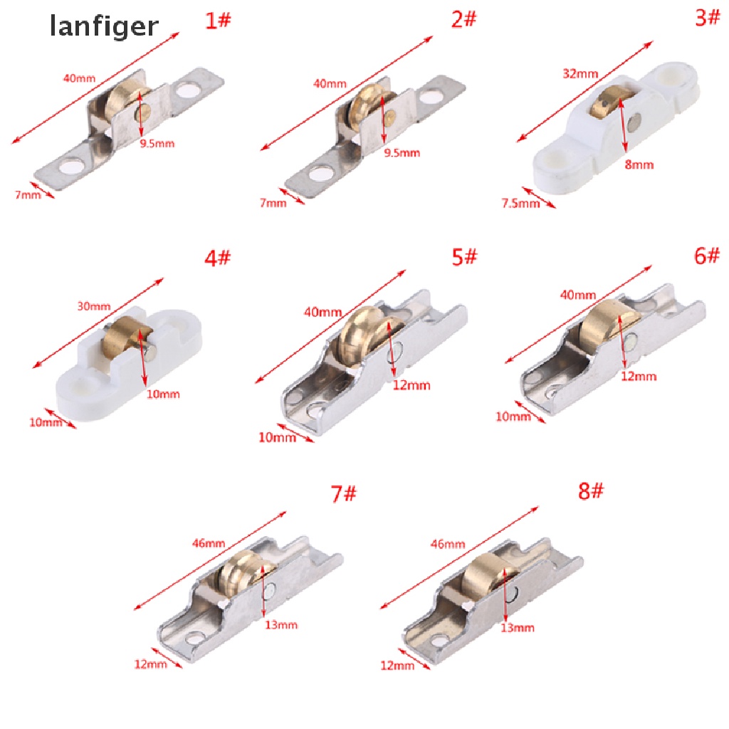 1 Bánh Xe Ròng Rọc Bằng Thép Không Gỉ Cho Cửa Sổ