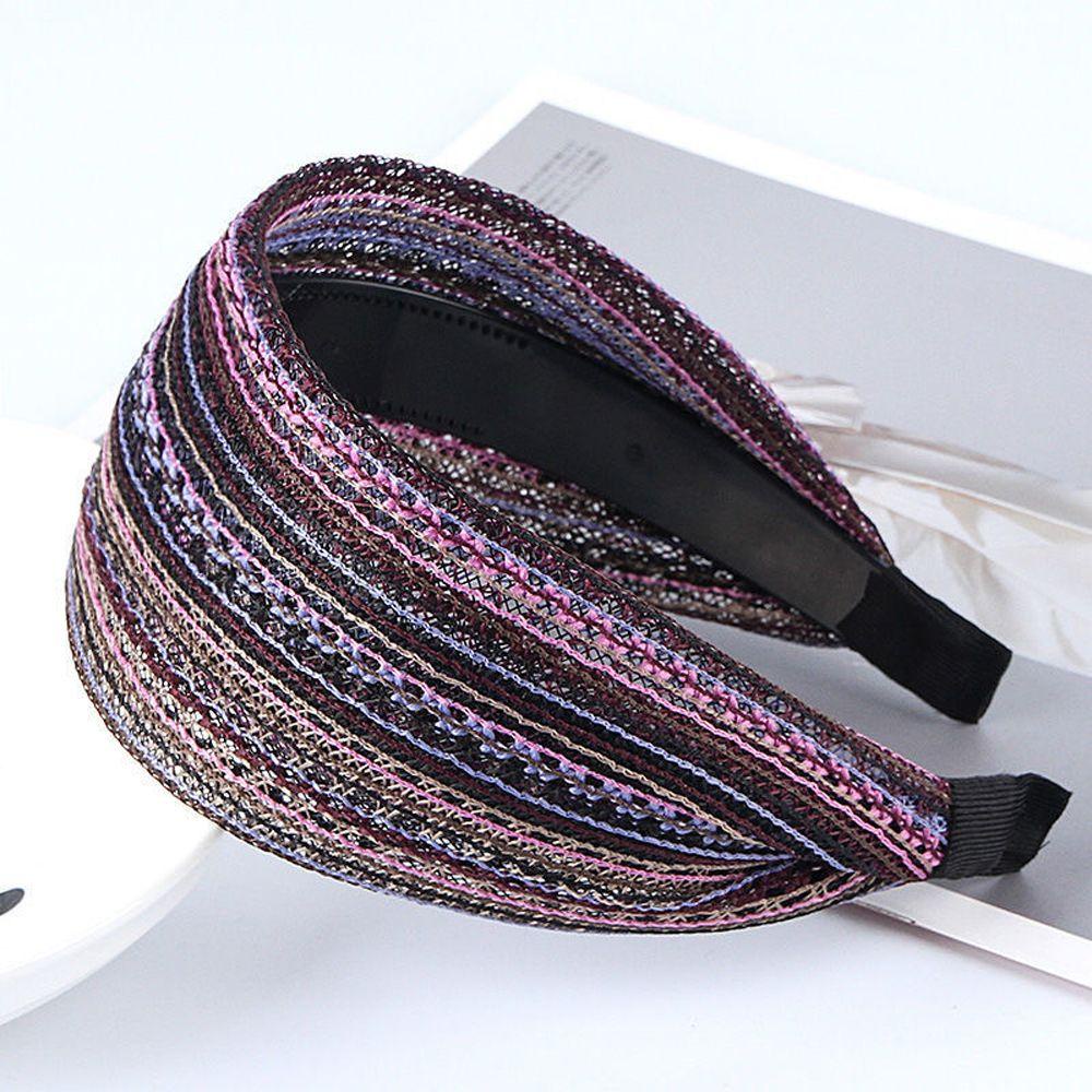 Băng Đô Cài Tóc Rửa Mặt Bằng Lưới Nhiều Màu Đơn Giản Cho Nữ BERNARDO